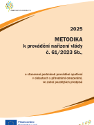Metodika k provádění nařízení vlády č. 61/2023 Sb., platná pro rok 2025