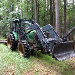 Lesnická technika Kinský dal Borgo - UKT, drtič a půdní fréza