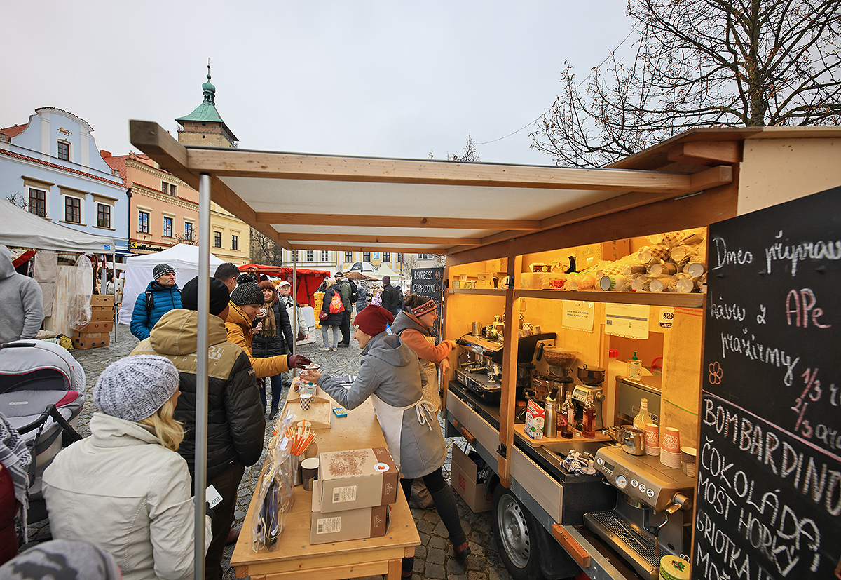 Vybavení pojízdné kavárny