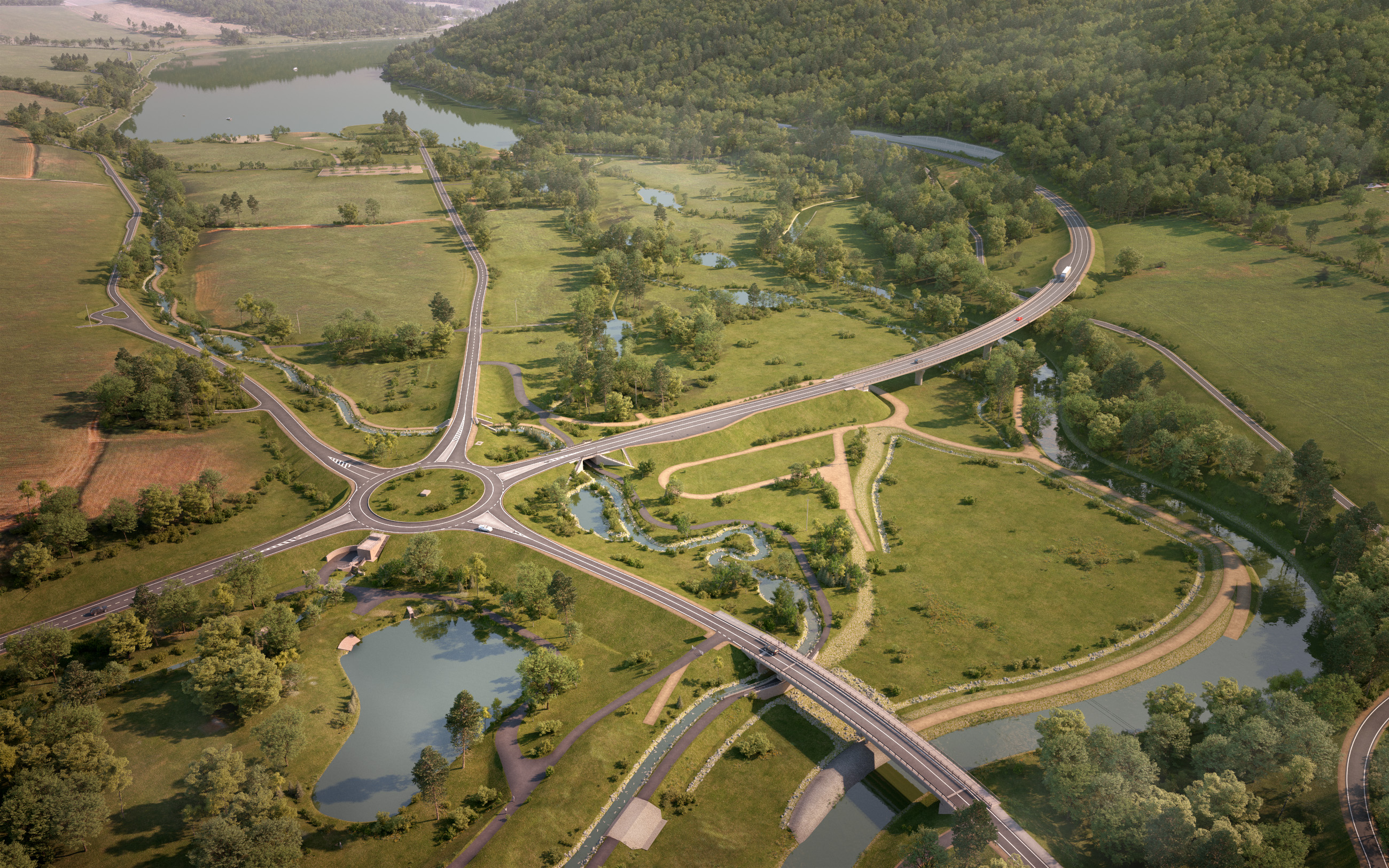 Povodí Odry podalo žádost o stavební povolení přehrady Nové Heřminovy. Ministr zemědělství se s obcí dohodl na kompenzacích