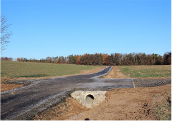 Cesta v k. ú. Bukvice