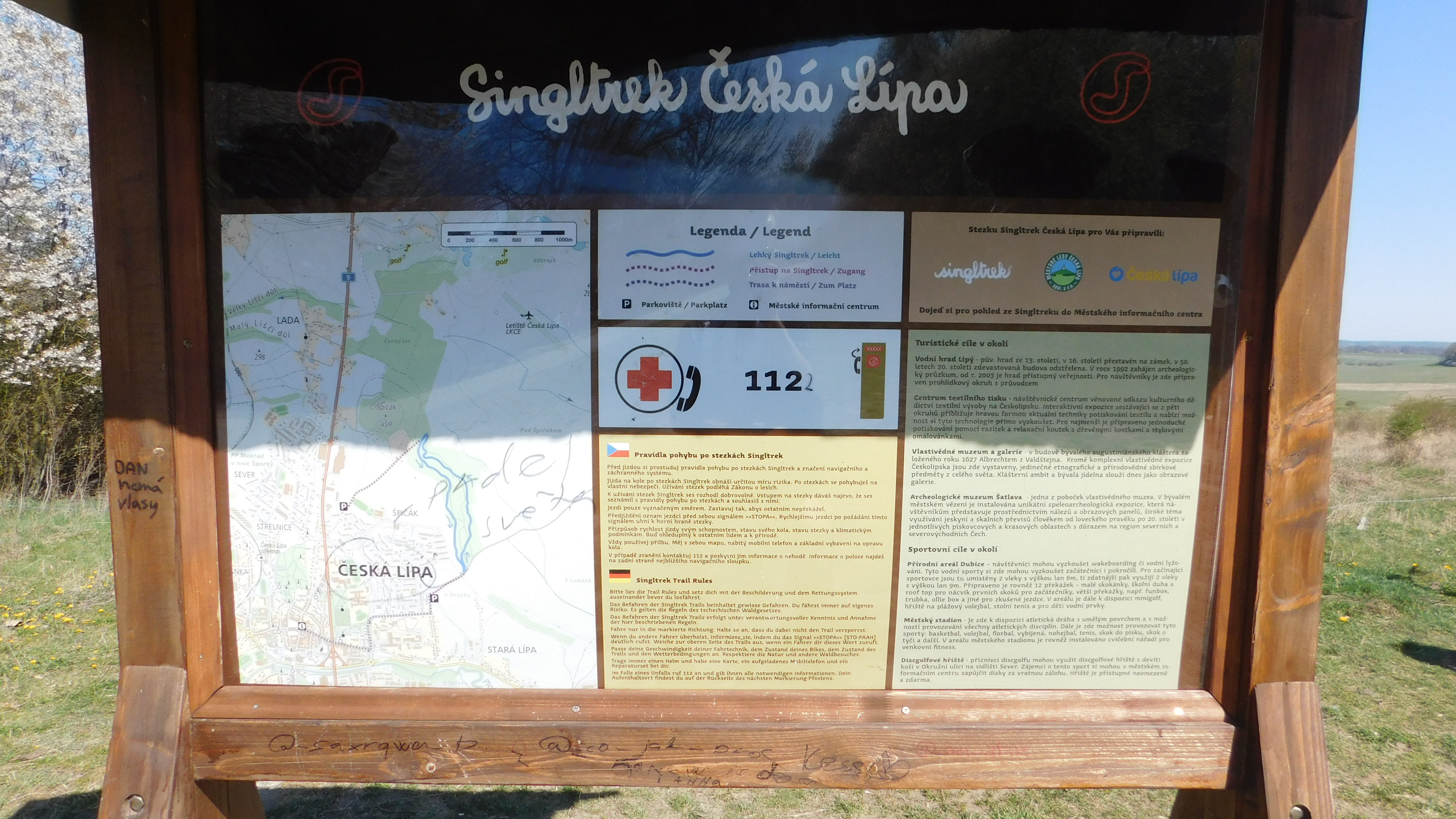 Singltrek Česká Lípa 1. etapa